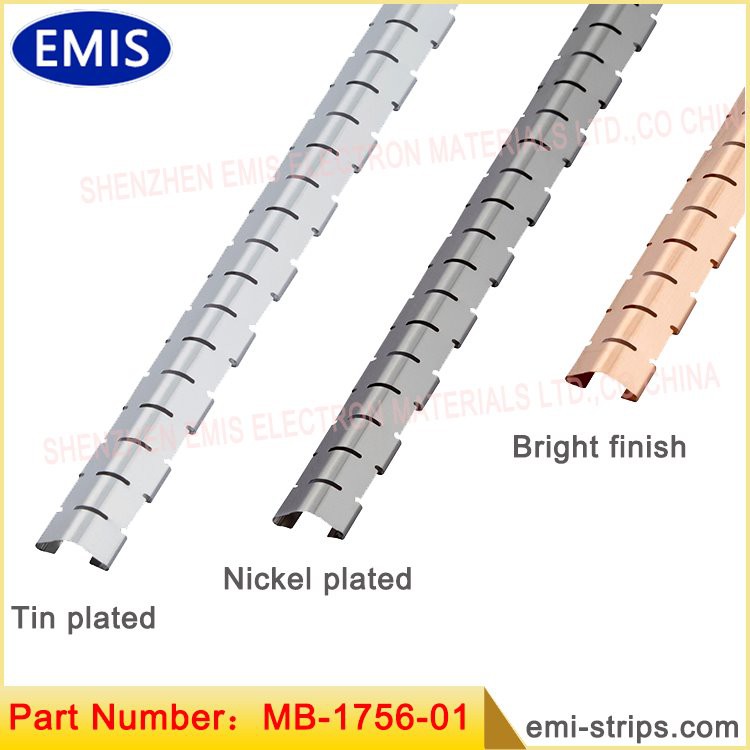 Dvojité sloty BeCu Finger Stock