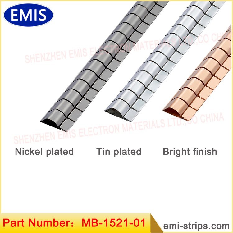 Poniklované prúžky na prsty z berýliovej medi